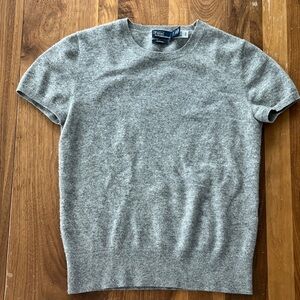 Polo by Ralph Lauren Gray Crew Neck Sweater